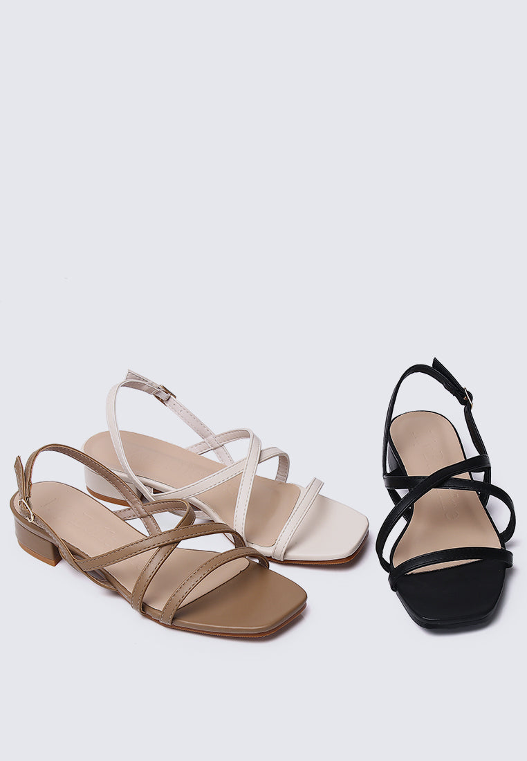 Savannah Comfy Sandals In Taupe