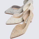 Kassia Comfy Heels In Nude