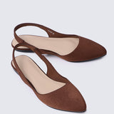 Kate Comfy Ballerina In Espresso