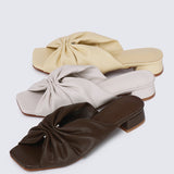 Sia Comfy Sandals In Espresso