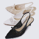 Cyanelle Comfy Heels In Nude