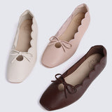 Clarimond Comfy Ballerina In Nude Pink