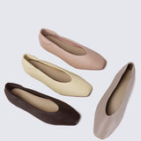 Priscilla Comfy Heels In Almond