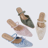 Lisbeth Comfy Heels In Beige