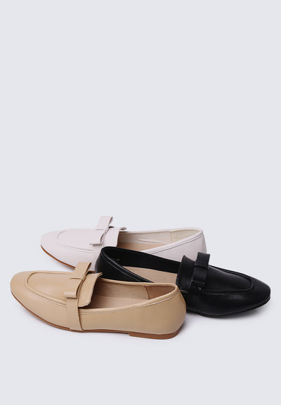 Penelope Comfy Loafers In Nude