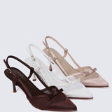 Ottilie Comfy Heels In Espresso