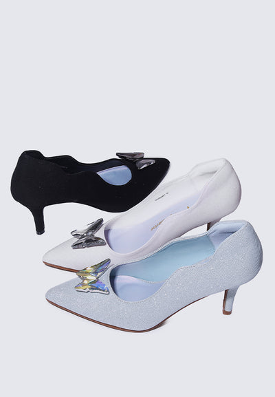 Fairytale Fantasy Comfy Pumps In Platinum