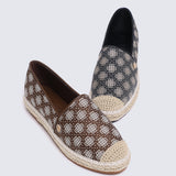 Salsya Comfy Espadrilles In Espresso
