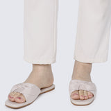 Yurina Comfy Sandals In Nude