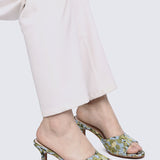 Aristea Comfy Heels In Light Blue