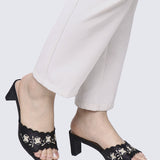 Katarina Comfy Heels In Black
