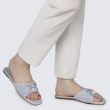 Yurina Comfy Sandals In Light Blue