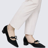 Vivienne Comfy Heels In Black