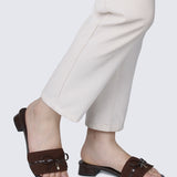 Isabeau Comfy Sandals In Espresso
