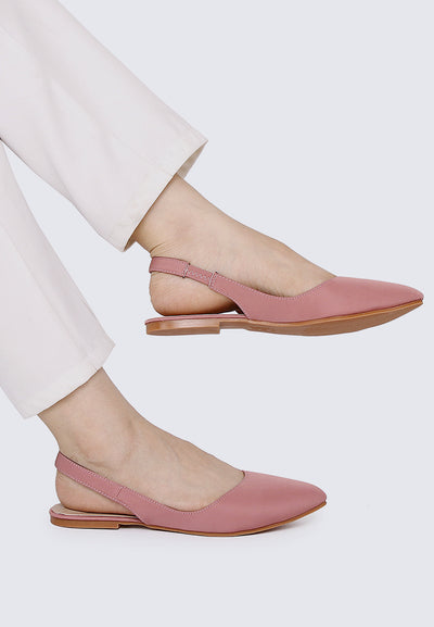 Kate Comfy Ballerina In Dusty Rose