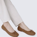 Stella Comfy Ballerina In Brown