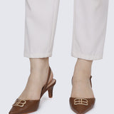 Portia Comfy Heels In Coffee