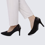 Wearing The Carriage Princess Comfy Pumps In Black - myballerine
