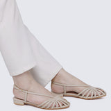 Terra Comfy Sandals In Almond