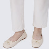 Stella Comfy Ballerina In Beige