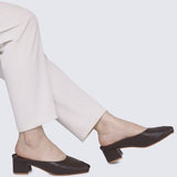 Lani Comfy Heels In Espresso