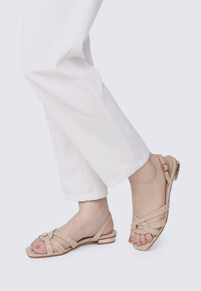 Penny Comfy Sandals In Taupe