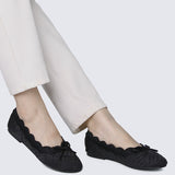 Beatrix Comfy Ballerina In Black