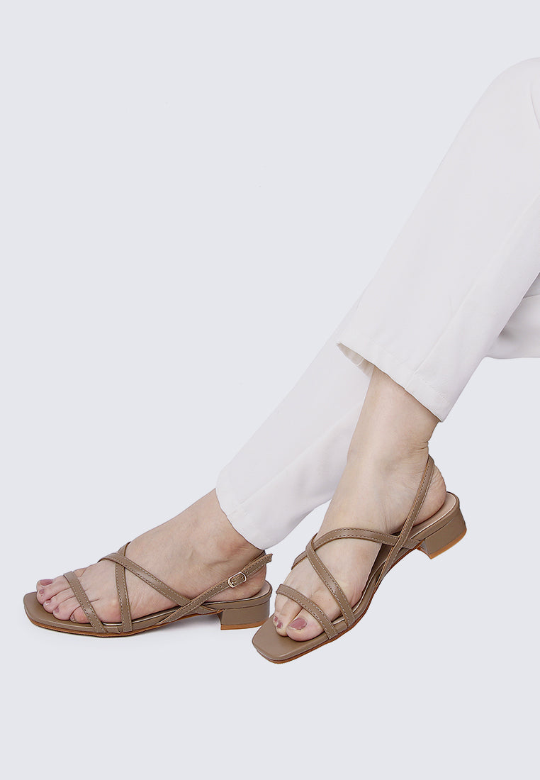 Savannah Comfy Sandals In Taupe