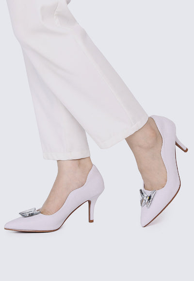 Fairytale Fantasy Comfy Pumps In Platinum