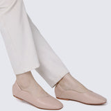 Etta Comfy Ballerina In Nude Pink