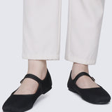 Faye FlexFit Comfy Ballerina In Black