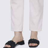 Corinne Comfy Sandals In Black