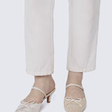 Lisbeth Comfy Heels In Beige