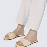 Yurina Comfy Sandals In Butter