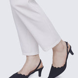 Wearing Yolanda Comfy Heels In Black - myballerine