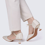 Eloice Comfy Heels In Beige