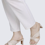 Tiramisu Comfy Heels In Beige