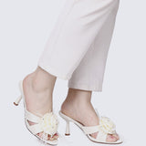 Alira Comfy Heels In Ivory