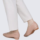 Priscilla Comfy Heels In Nude Pink