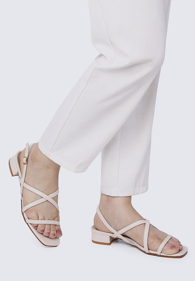 Savannah Comfy Sandals In Beige