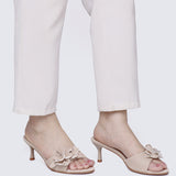 Anneliese Comfy Heels In Nude