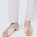 Mabelle Comfy Sandals In Almond