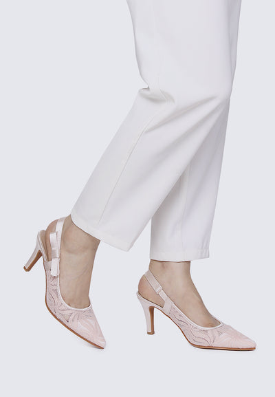 Perry Comfy Heels In Blush