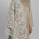 Senja Selendang Premium Scarves In White