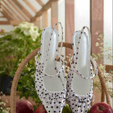 Amora Comfy Heels In White