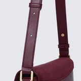 Mimpikita x My Ballerine Nara Shoulder Bag In Maroon