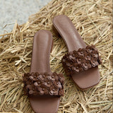 Corinne Comfy Sandals In Brown