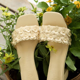Cyrene Comfy Heels In Butter
