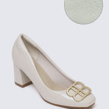 Phyllis Comfy Heels In Almond