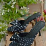 Polina Comfy Heels In Black